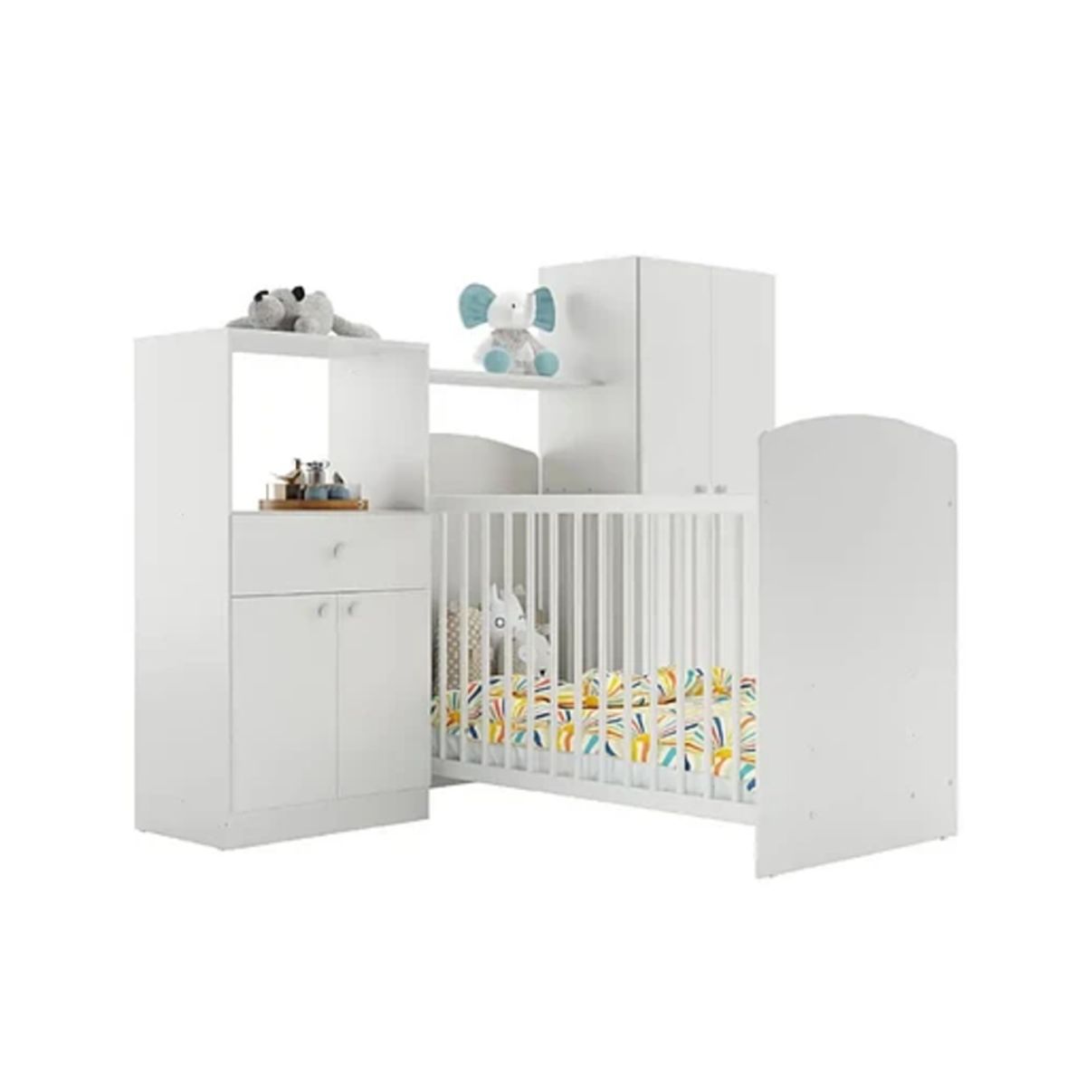 KIDSCOOL - Cuna + Comoda + Closet  Top Baby