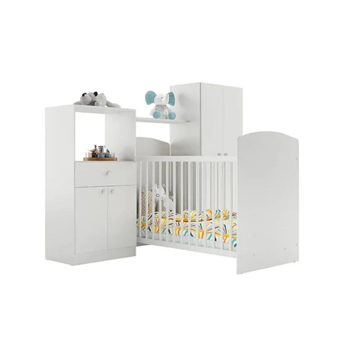 KIDSCOOL - Cuna + Comoda + Closet  Top Baby