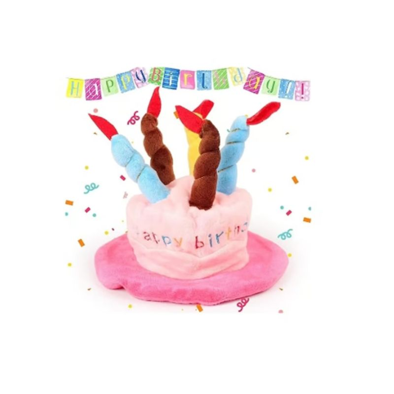 GENERICO - Gorro De Cumpleaños Para Gatos Perros Mascotas