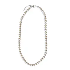 ANDREA COGGIOLA JOYAS - Collar Perla de Río Alba Plata Fina 925
