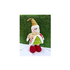 GENERICO - Muñecos patas largas navideños Señor nieve