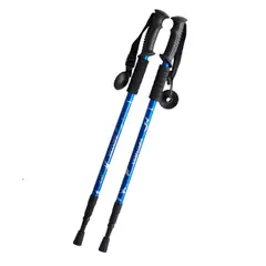 GENERICO - Par de Bastones Ajustables para Trekking Azul DBG1356BL
