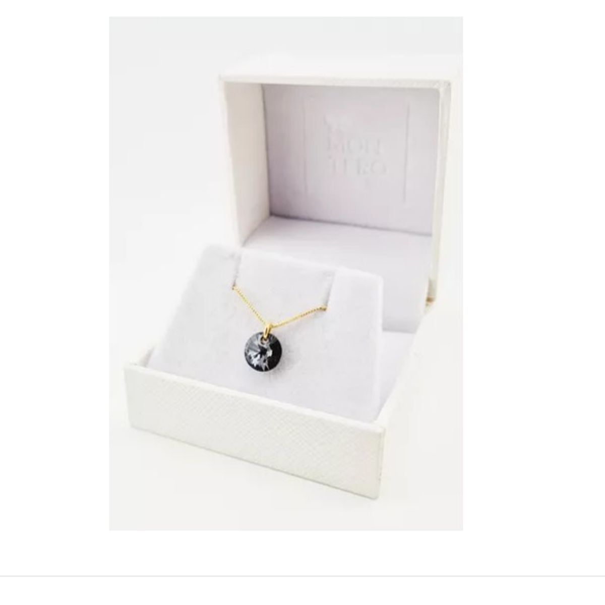 GENERICO - Collar Punto De Luz Gold Cristal