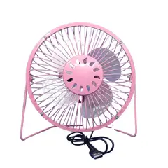 GENERICO - Ventilador de Escritorio Conexión USB Rosado