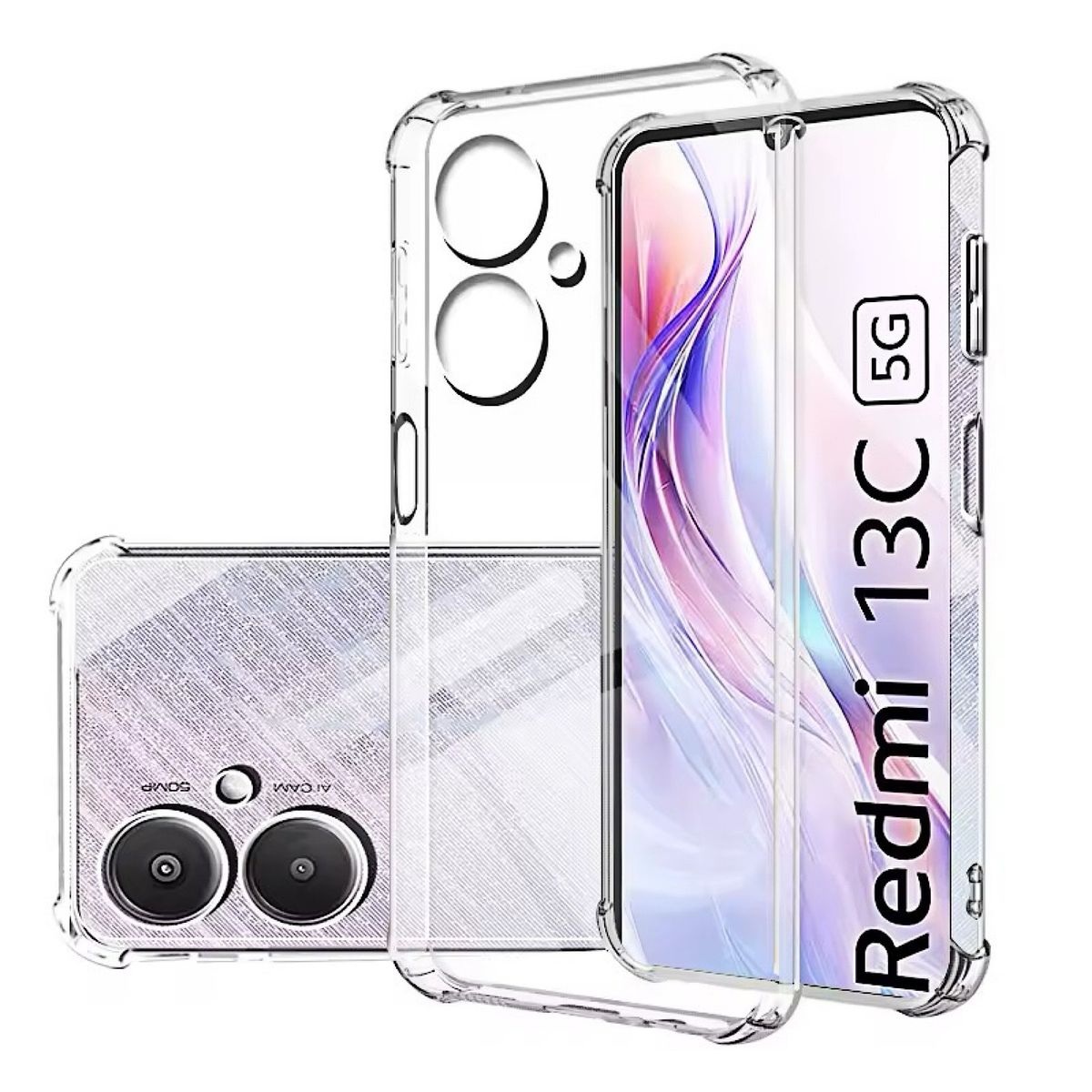 GENERICO - Carcasa Transparente Reforzada Para Xiaomi 13C 5G