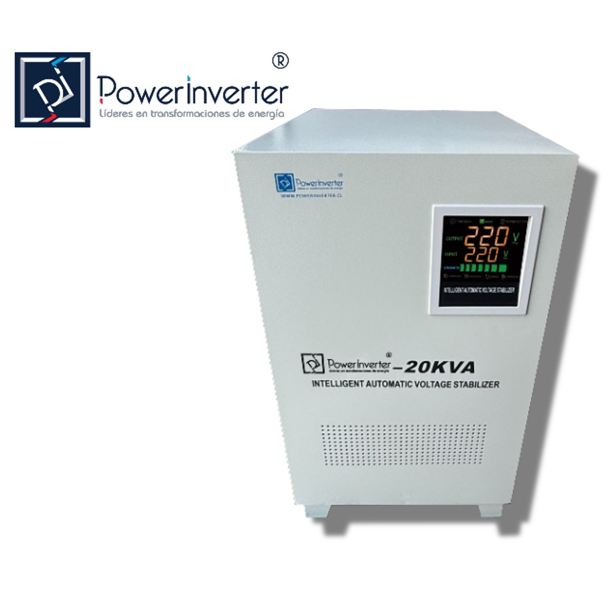 GENERICO - REGULADOR ESTABILIZADOR AUTOMÁTICO 20000VA 220VAC-AVR-SERVO MOTOR