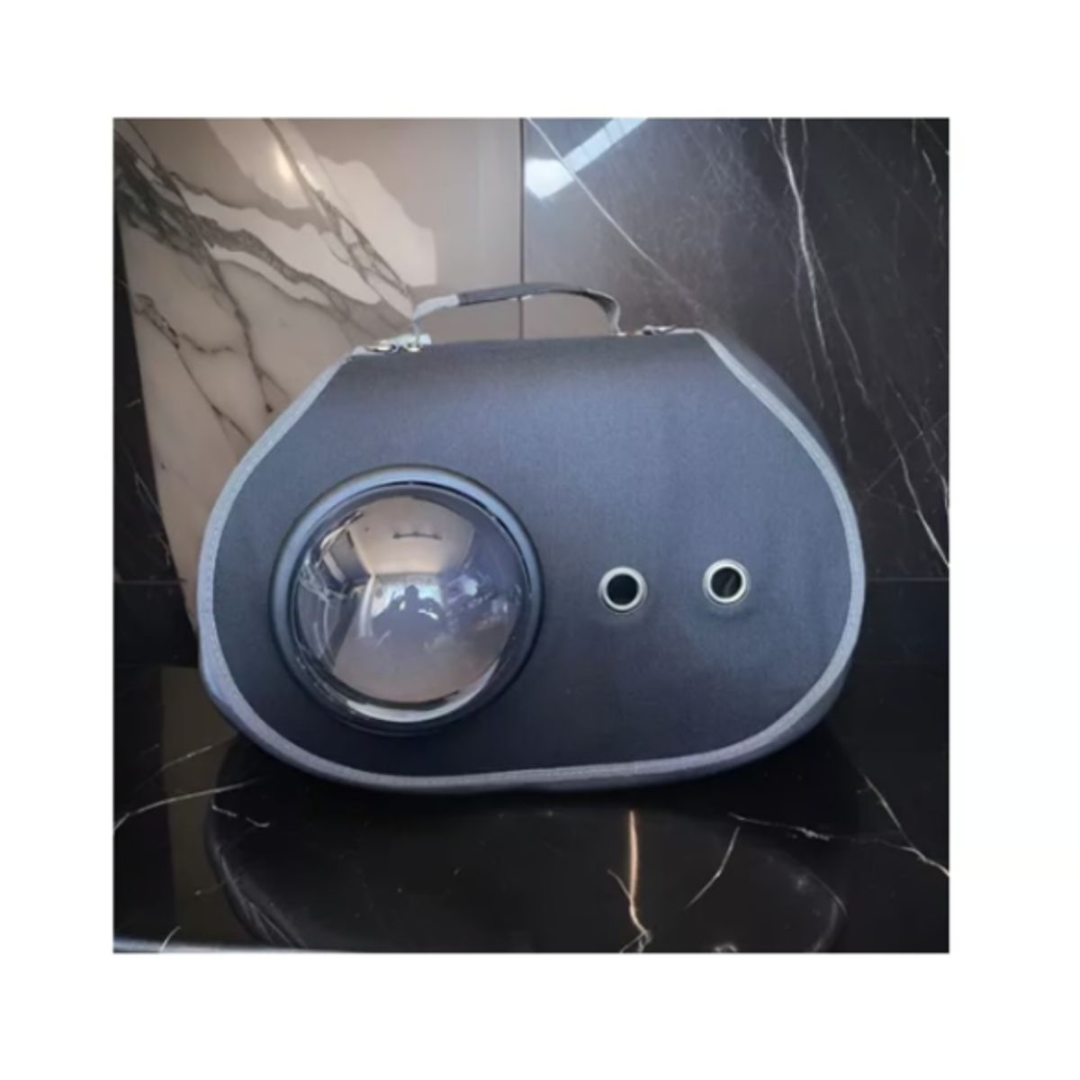 GENERICO - Maletin Guacal Plegable Para Perros O Gatos Alta Gama Gris