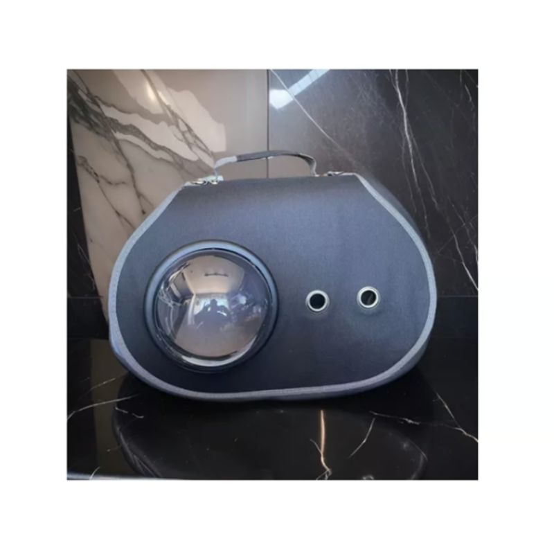GENERICO - Maletin Guacal Plegable Para Perros O Gatos Alta Gama Gris