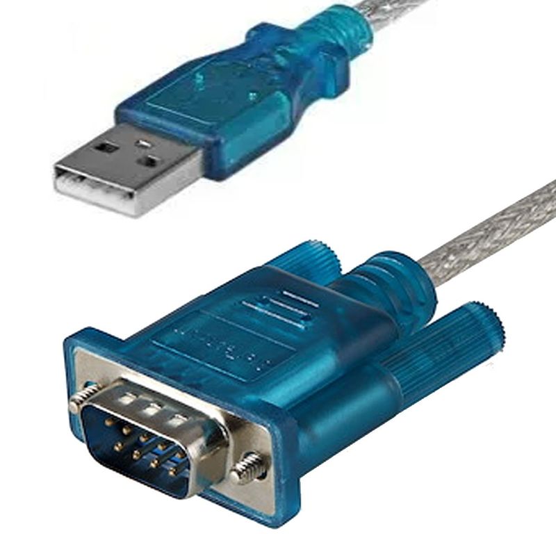 GENERICO - ADAPTADOR USB A SERIAL RS232 DB9 MACHO