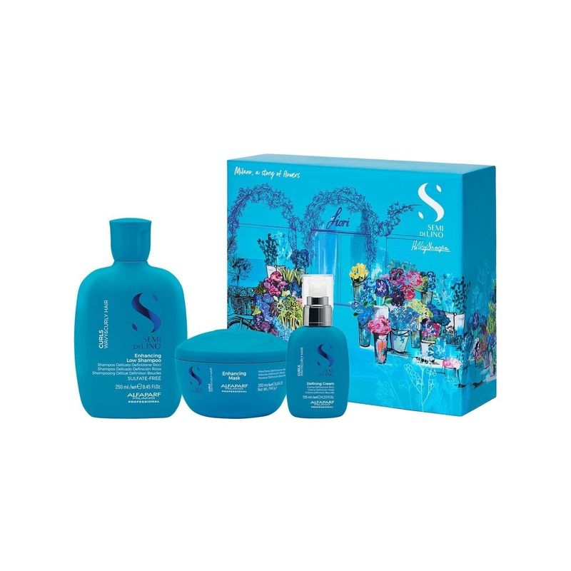 ALFAPARF MILANO - Kit Holiday Semi Di Lino Curls Alfaparf