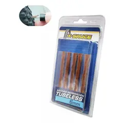 X SAUCE - Kit 5 Mechas Gruesas 6mm Reparación De Neumáticos Tubeless