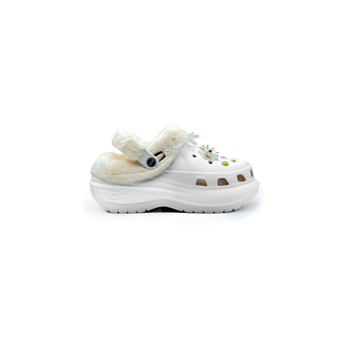 BOVINITA - Zuecos Con Chiporro Plataforma Confort Estilo Charms