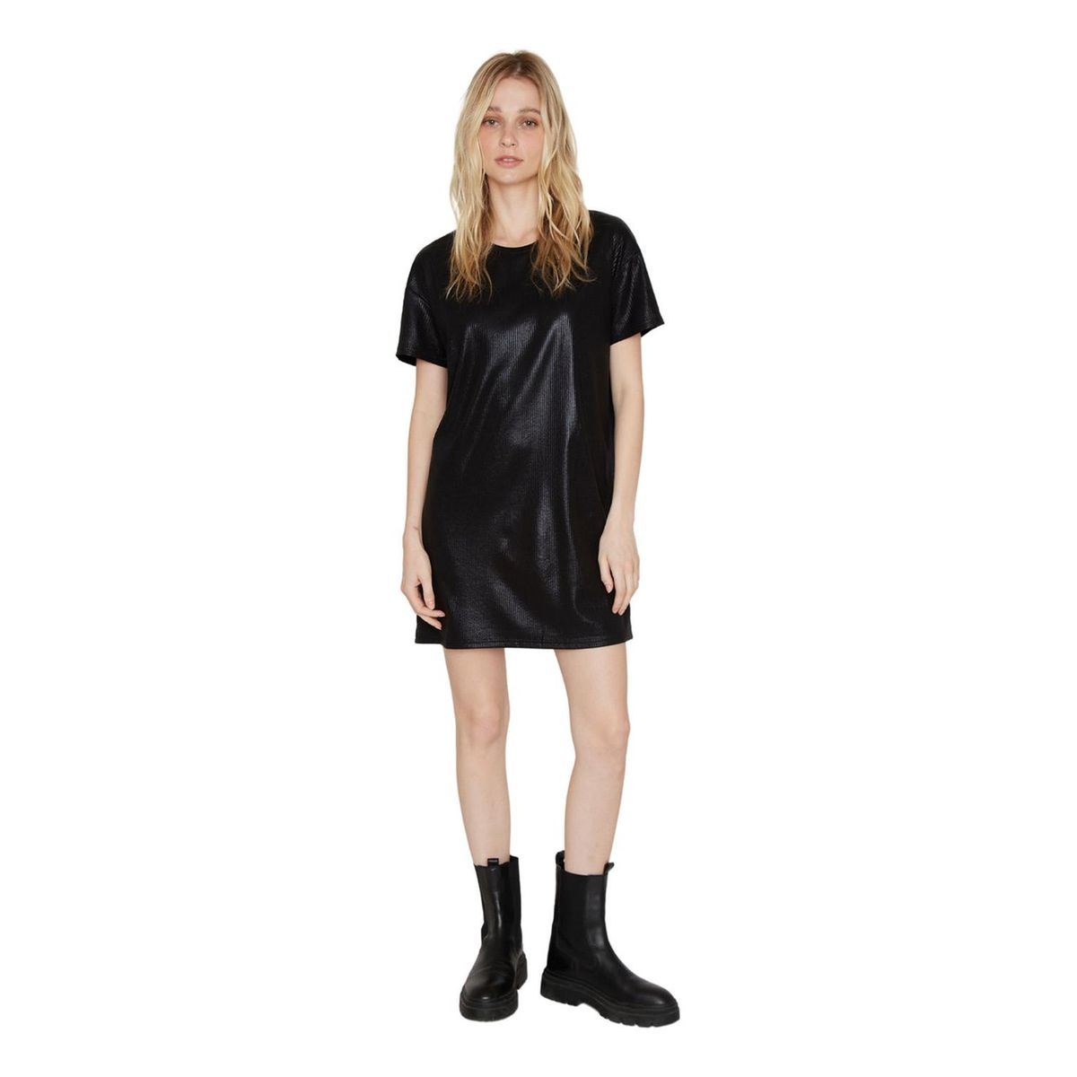 JACINTA TIENDA - Vestido Kurt glitter negro Jacinta Tienda