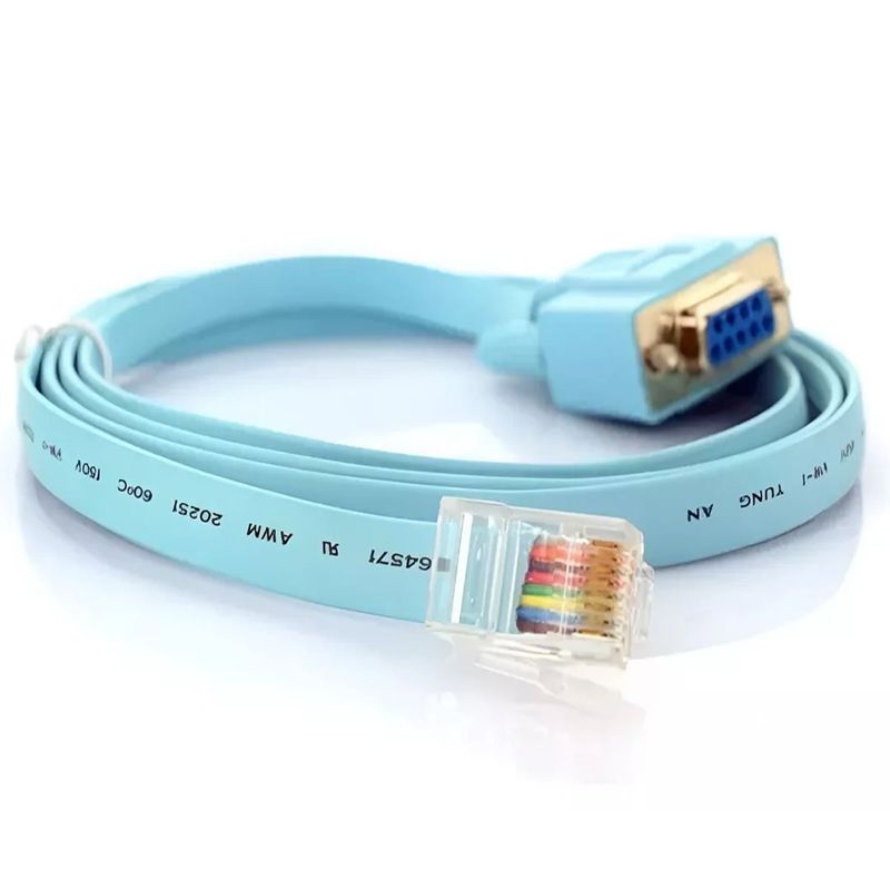 GENERICO - CABLE RED RJ45 A SERIAL RS232 DB9 HEMBRA