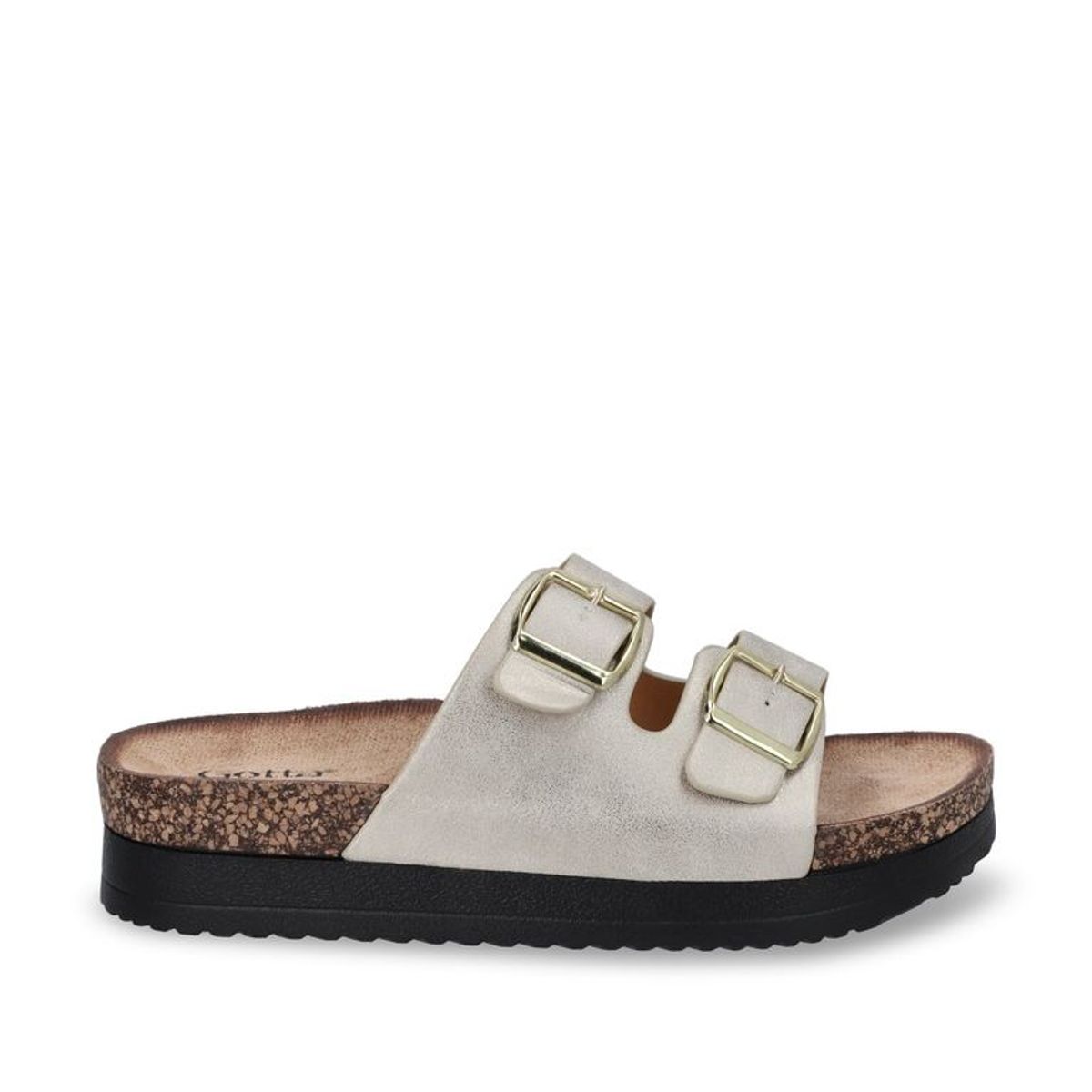 GOTTA - Sandalia Plana Dorada Mujer 12062