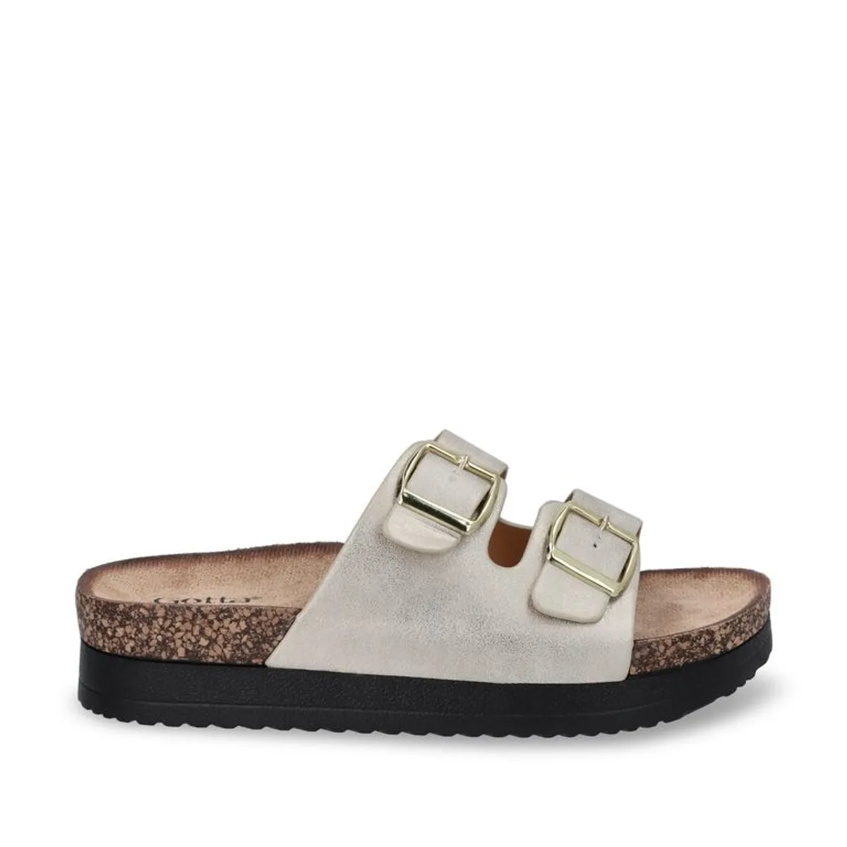 GOTTA - Sandalia Plana Dorada Mujer 12062