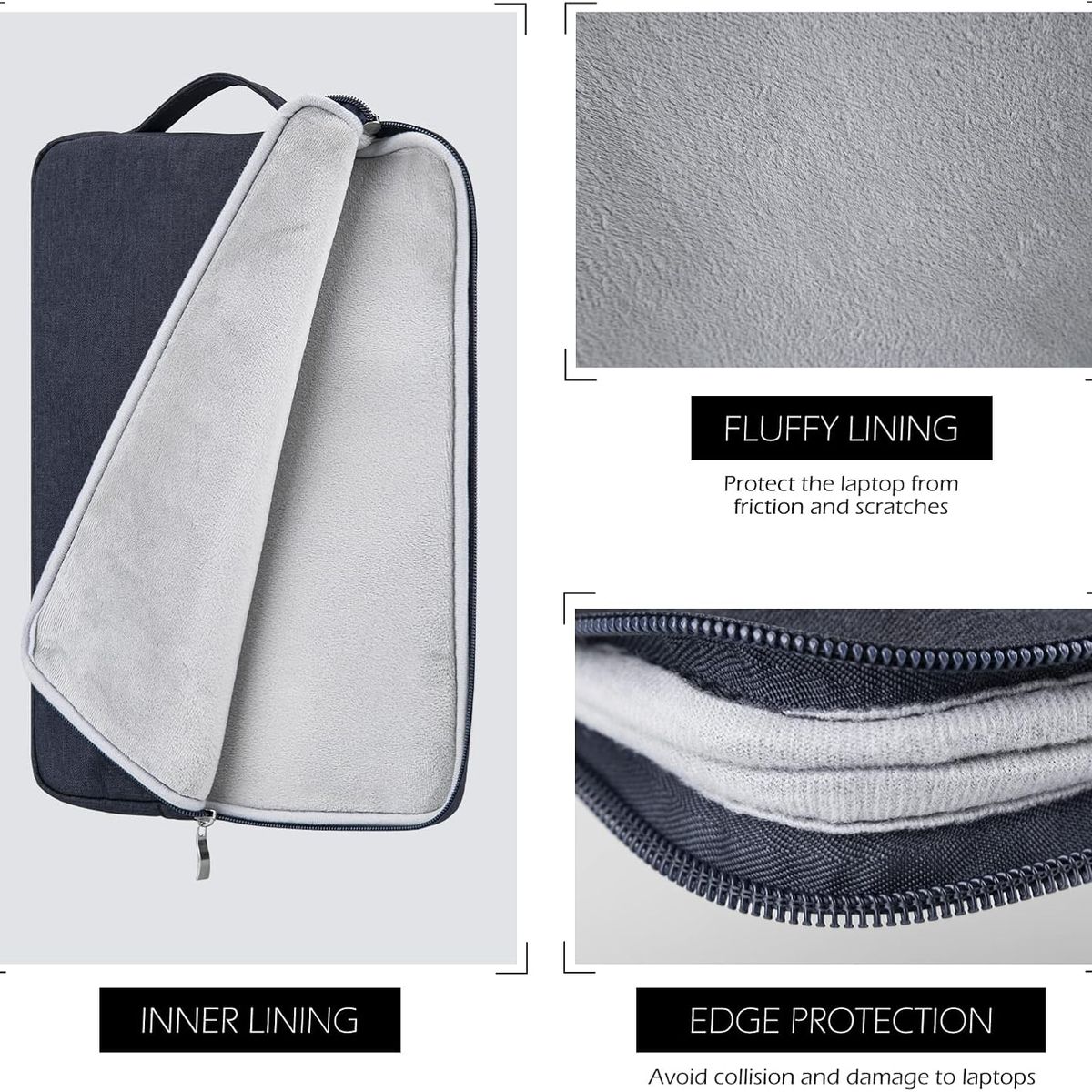 GENERICO - Funda Impermeable Para Galaxy Tab  S9 / S9 FE 10.9 / 11" Azul Marino
