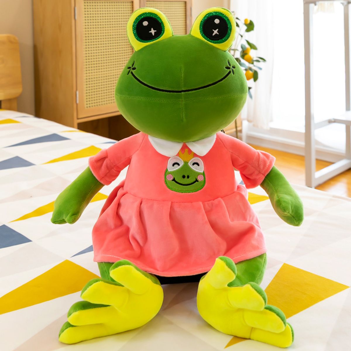 GENERICO - Rhenne Peluche La Rana De Lara Campos Rosa