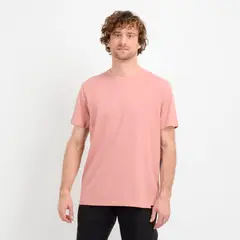 O'NEILL - POLERA MANGA CORTA EAST CLIFF BASIC ROSADO