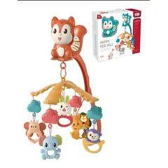 GENERICO - Movil MUSICAL para cuna bebé con Control y Luz 21n8