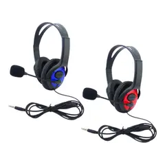 GENERICO - Audifonos Para Gamer Con Microfono Multimedia Para PS4 Xbox PC azul