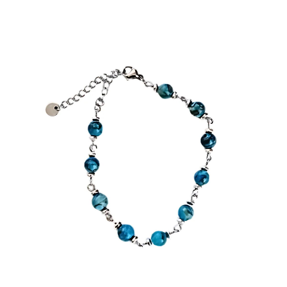 GENERICO - Pulsera Turquesa Piedra Pulida