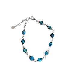 GENERICO - Pulsera Turquesa Piedra Pulida