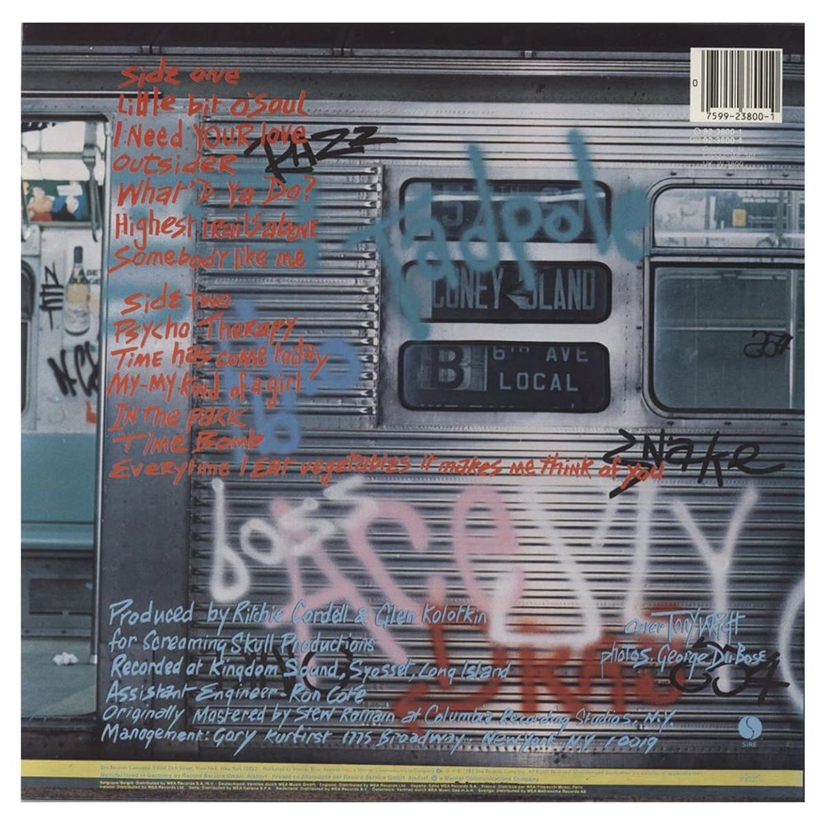 RHINO RECORDS - Ramones - Subterranean Jungle - Vinilo Silver