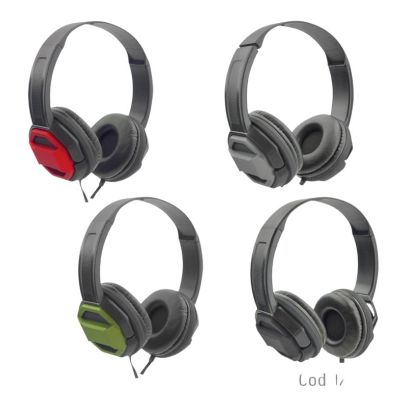 GENERICO - Audifonos Para Gamer Con Microfono Multimedia On Ear Plug 35Mm verde
