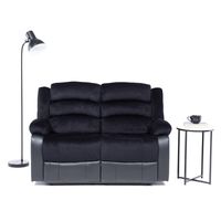 SOFA RECLINABLE 2 CUERPOS BLACK VENOM