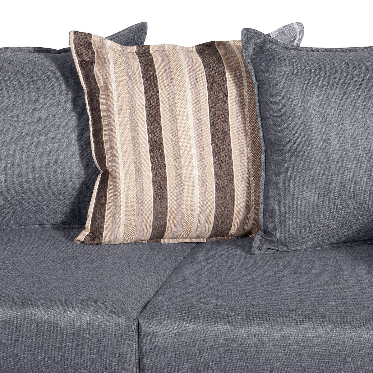 RUZAM MOBEL - SOFÁ 2 CUERPOS NAPOLES GRIS