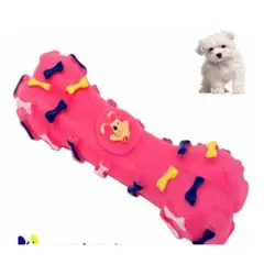 GENERICO - Hueso Para Perro Con Huellas Y Sonido