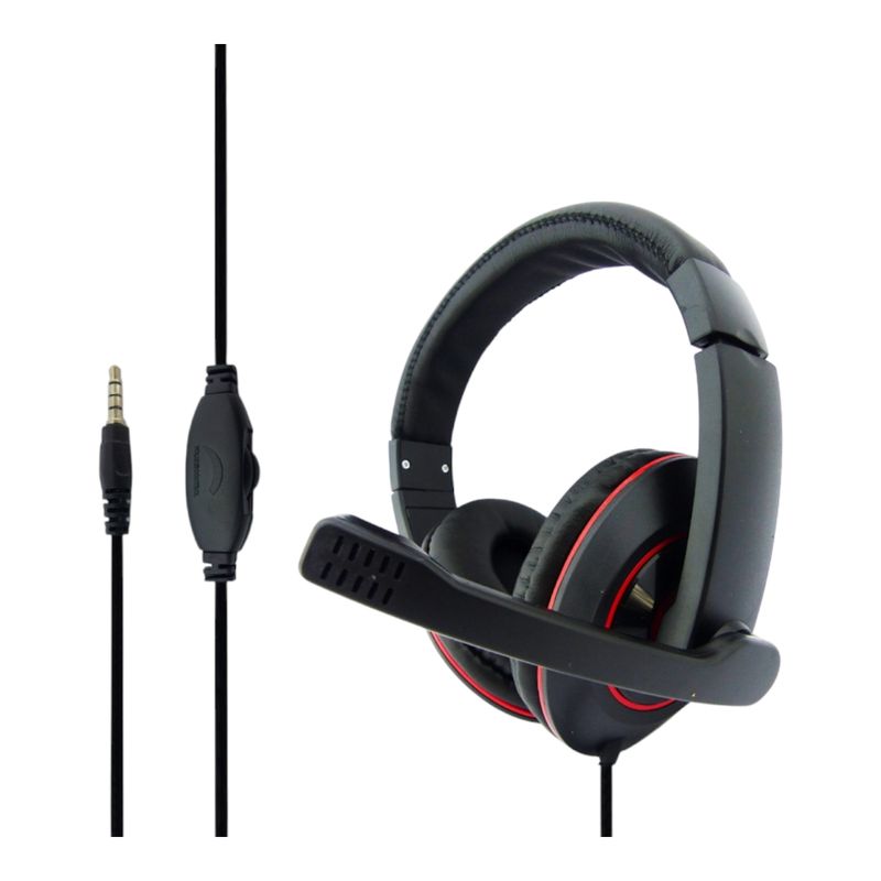 GENERICO - Audifono Para Gamer Con Microfono PS4 Xbox Bysoul 1 Plug 3,5Mm