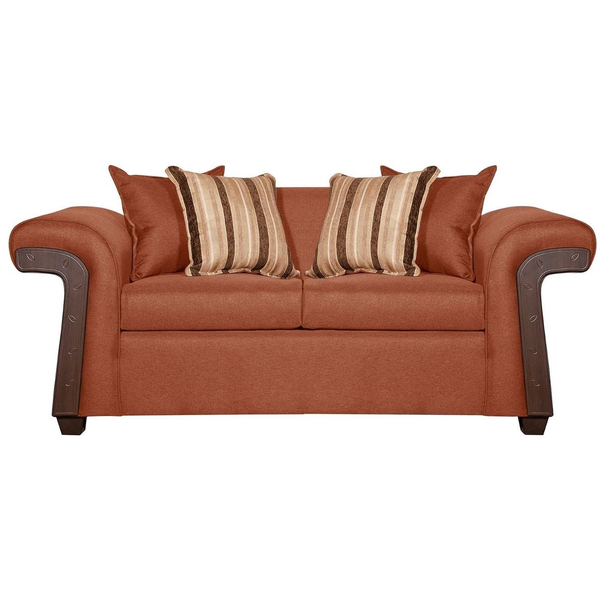 RUZAM MOBEL - SOFÁ 2 CUERPOS NAPOLES TERRACOTA