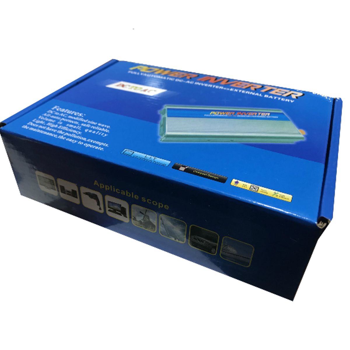 GENERICO - INVERSOR DE VOLTAJE 24VDC220VAC 500W