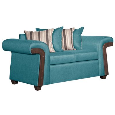 Imagen 2 del producto SOFÁ 2 CUERPOS NAPOLES TURQUESA