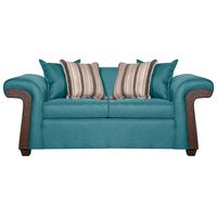 SOFÁ 2 CUERPOS NAPOLES TURQUESA