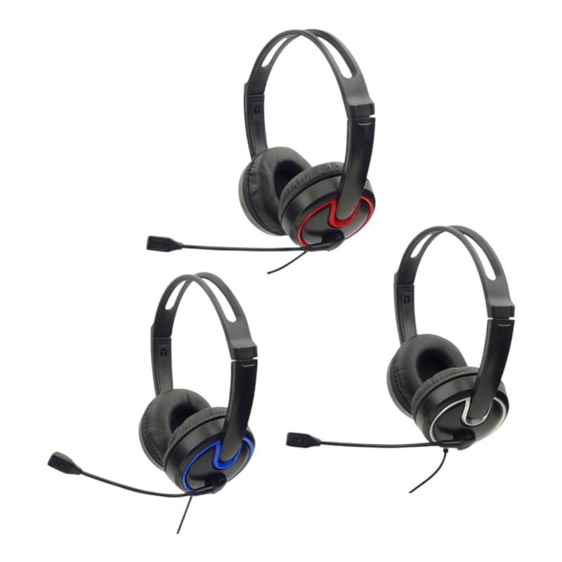 GAMERPRO - Audifonos Para Gamer Con Microfono Multimedia Para PS4 Xbox gris