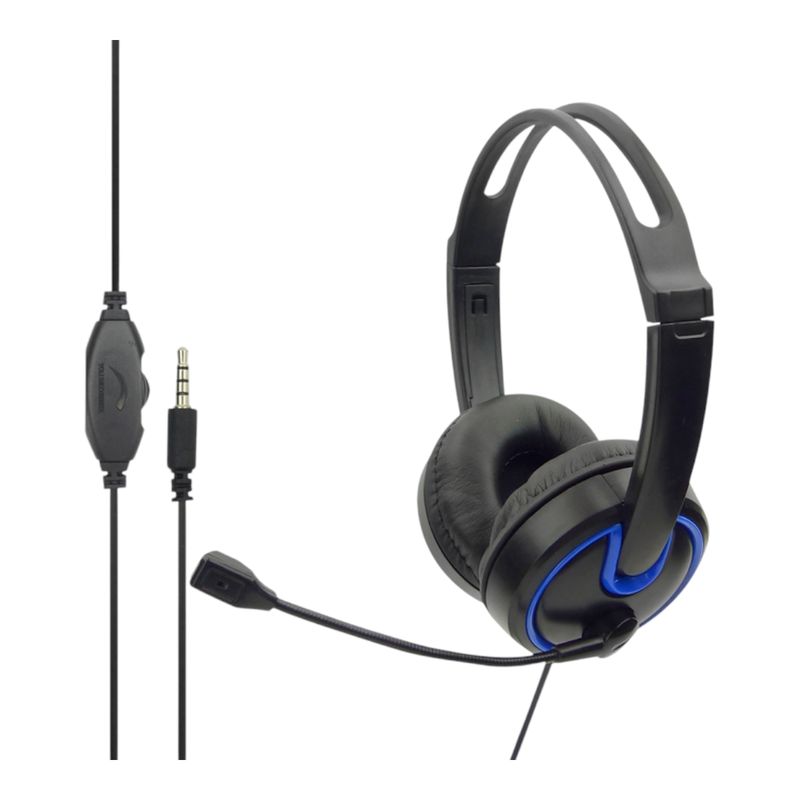 GAMERPRO - Audifonos Para Gamer Con Microfono Multimedia Para PS4 Xbox azul