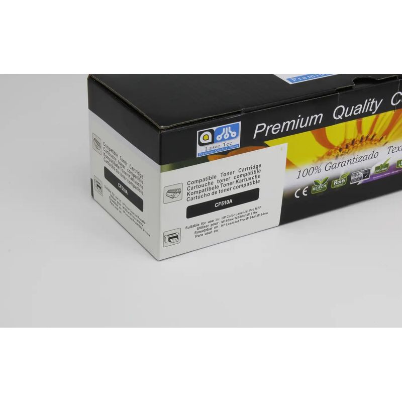LASERTEC - Toner LaserTec CF510A 204A Negro 1100 pags para HP M180w M154 M180n