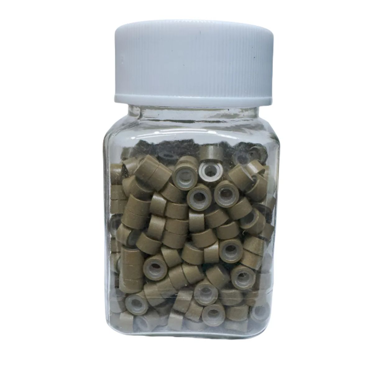 GENERICO - Set 500 Microring Para Extension De Cabello CAFE CLARO  #8