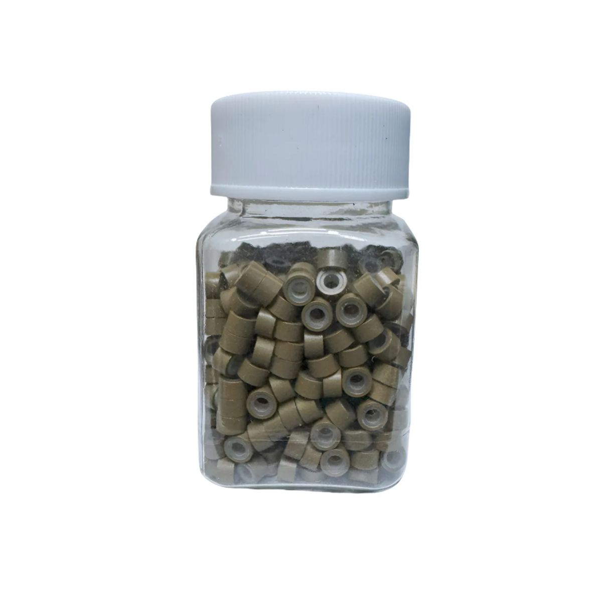 GENERICO - Set 500 Microring Para Extension De Cabello CAFE CLARO  #8