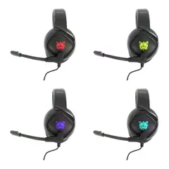 ONIKUMA - Audifono Para Gamer Con Microfono PS4XBOX Switch K19 Con Luz roja