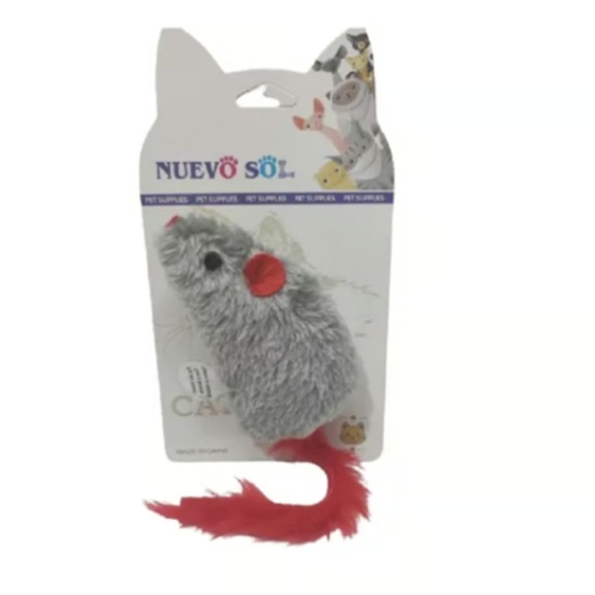 GENERICO - Rata Ratita Chifle Peluche Con Sonido Juguete Para Mascota