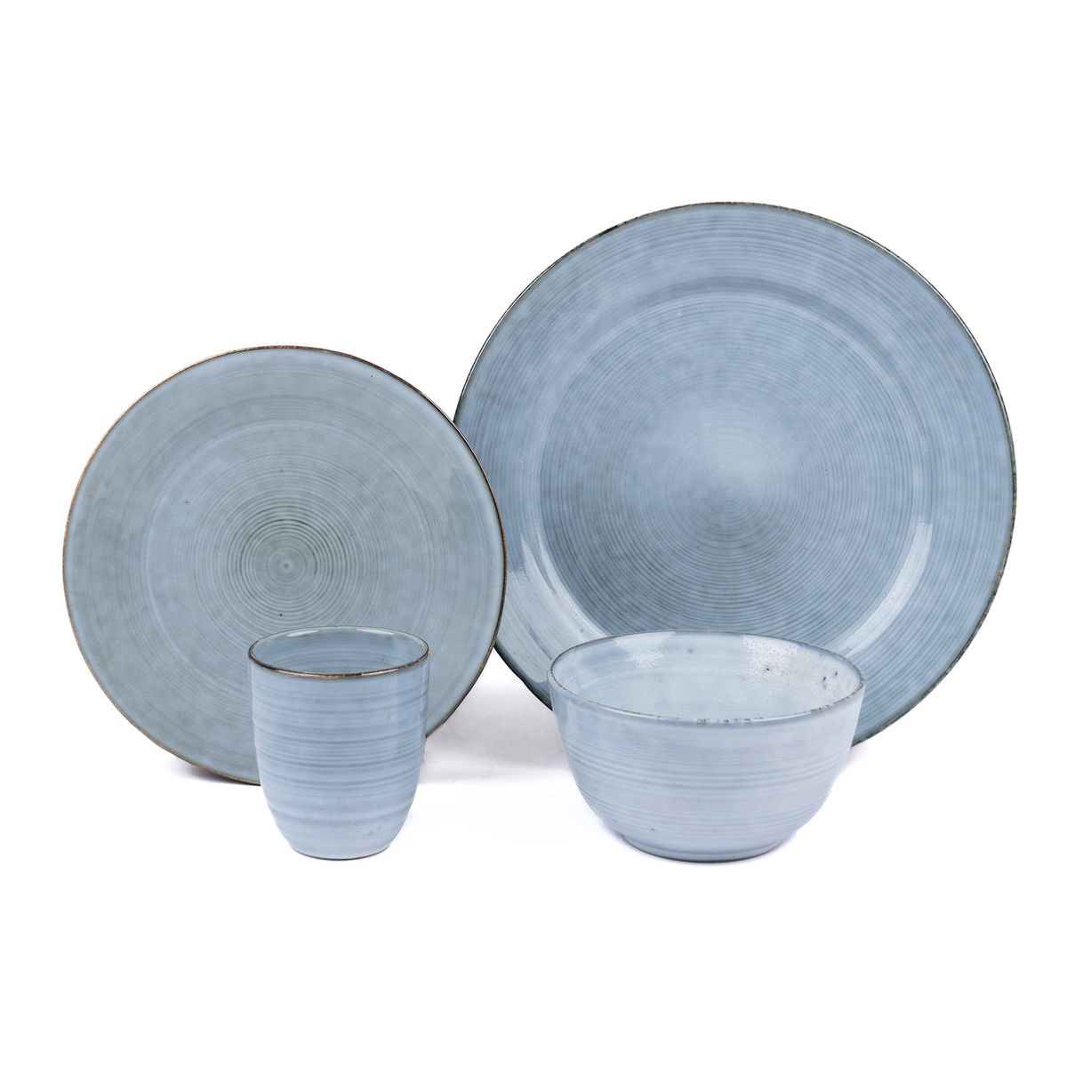 SIMPLIT - Juego de Loza 16 pcs Cerámica Amalfi Simplit