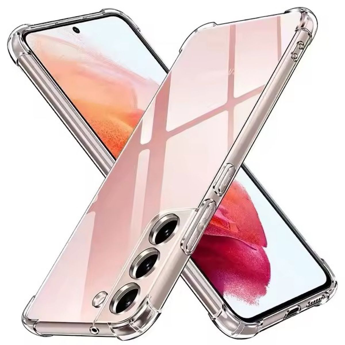 GENERICO - Carcasa Transparente Reforzada Para Samsung S22 Plus