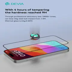 DEVIA - Lámina de Vidrio para iPhone 15 / 14 Pro