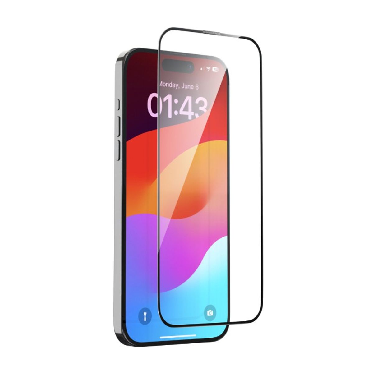 DEVIA - Lámina de Vidrio para iPhone 15 Plus  14 Pro Max Devia