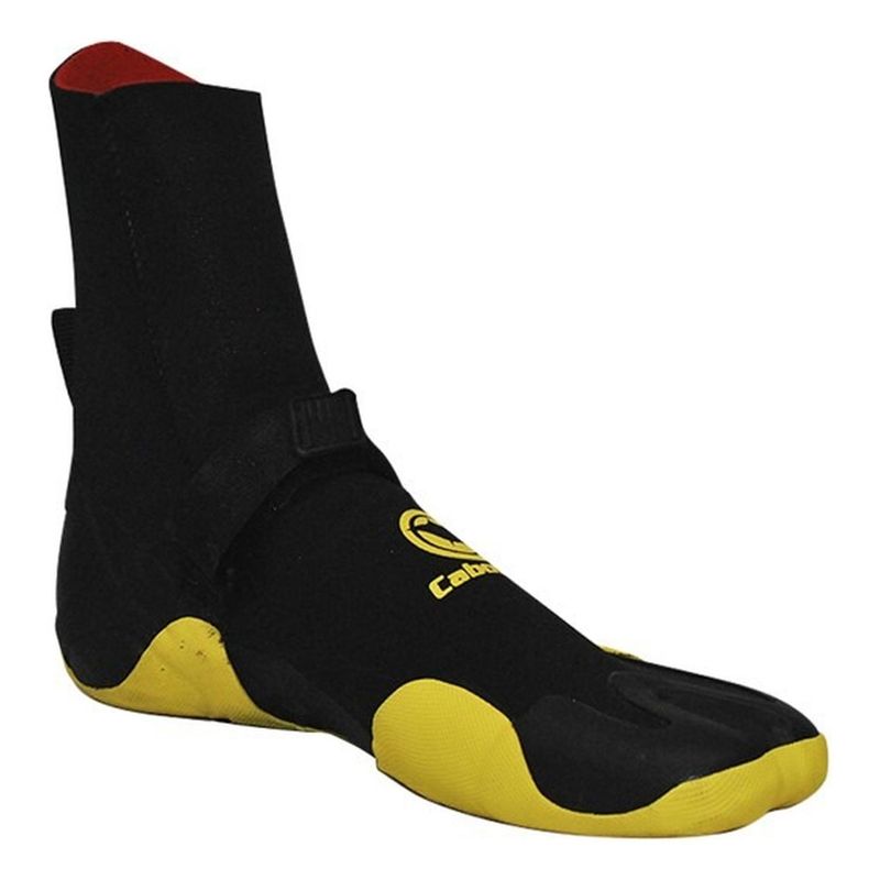 CABOSUB - Botín De Surf 4mm con Dedos - Negro