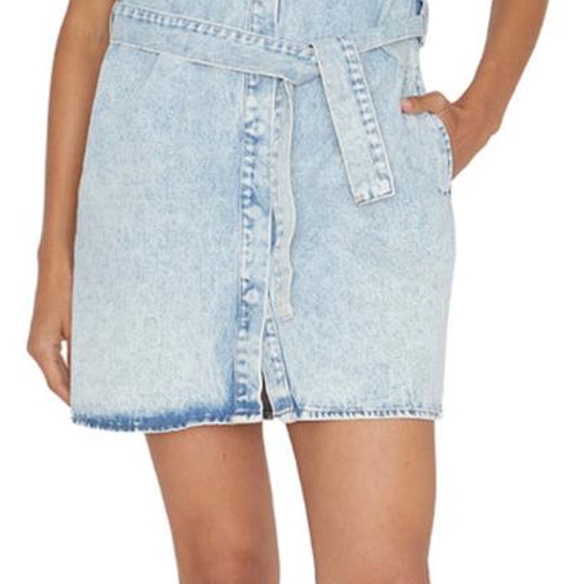 JACINTA TIENDA - Vestido Denim manga corta azul Jacinta Tienda